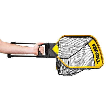 Frabill Trophy Haul Bearclaw 1418 Fishing Net, One Hand Designed Landing Net, Black and Gold (FRBNX14S)