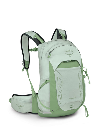 Osprey Tempest 22L Women's Lightweight Hiking Backpack - Small Daypack for Travel & Camping, Frosty Mint Green/Botanica