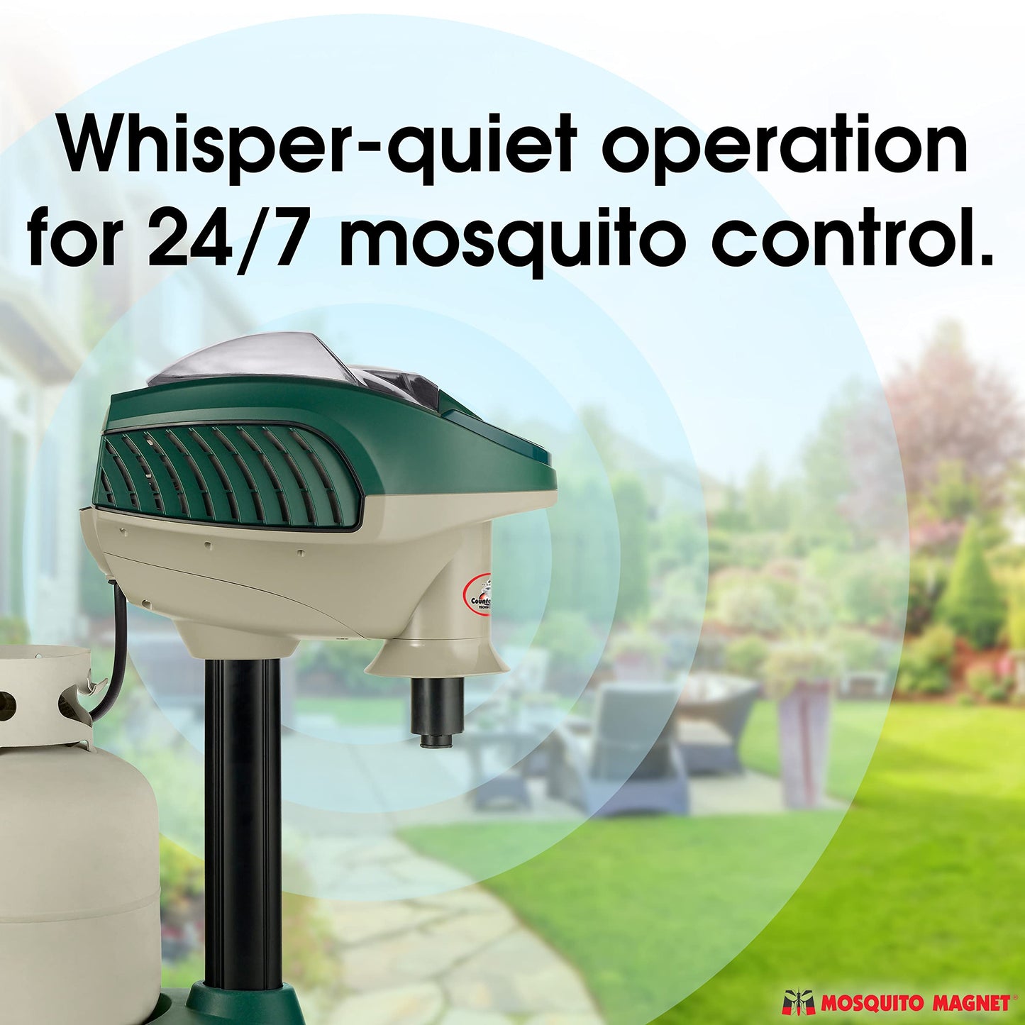 Mosquito Magnet Executive Mosquito Trap and Killer - Protect Up to 1 Acre - Attract, Trap and Kill Mosquitoes, Midges, No-See-Ums, Black Flies, and Other Flying Insects - MM3300B