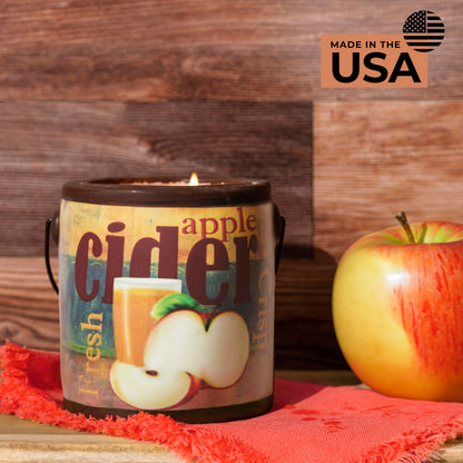 A CHEERFUL GIVER 95hr 20oz Scented Candle - Aunt Kook's Apple Cider - Multi-Wick Glass Candle - Gifts For Men and Women