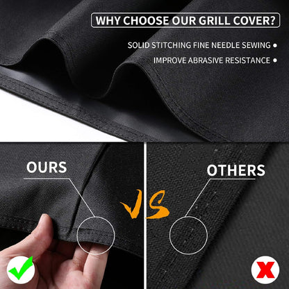 SUPJOYES Gas Grill Cover - Heavy Duty Waterproof Protection for Weber Spirit II 310 | 51 Inch Size