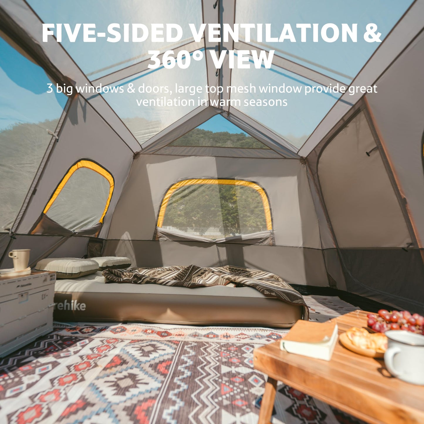 Cape 6 Person Camping Tent