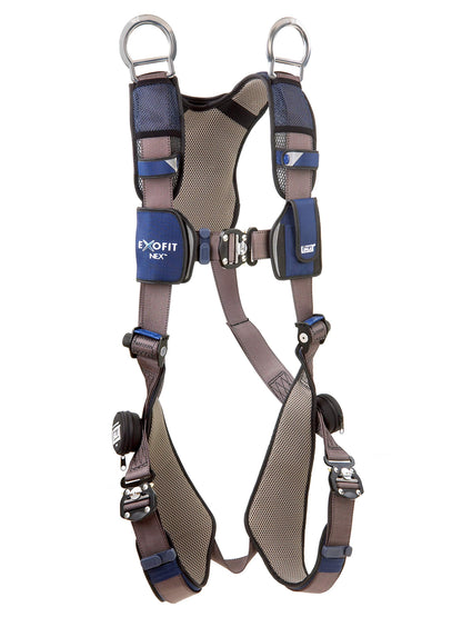 3M 1113067 DBI-SALA ExoFit X300 Rescue Safety Harness, Retrieval Rescue Fall Protection, OSHA, ANSI, Aluminum Back and Shoulder D-Rings, Auto-Locking Quick Connect Leg and Chest Buckles, Large