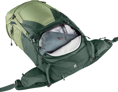 Deuter Women's Futura Air Trek 55 + 10 SL Hiking Backpack - Grove-Ivy