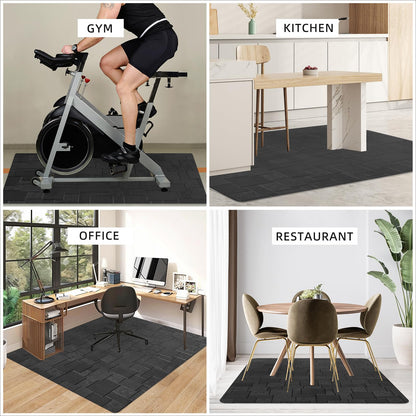 Office Chair Mat for Hard Floor, 63x51 inches Large Computer Chair Mat, Multi-Purpose Desk Floor Protector for Work, Home, Gaming
