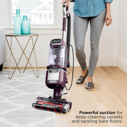 Shark LA702 Rotator Pet Lift-Away ADV Upright Vacuum with DuoClean PowerFins HairPro & Odor Neutralizer Technology, Wine Purple