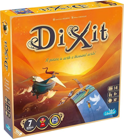 Asmodee Dixit Board Game (2021 Refresh) - The Award-Winning Game of Imagination Creativity and Storytelling Family Fun for Kids &amp Adults Ages 8+ 3-6 Players 30 Minute Playtime