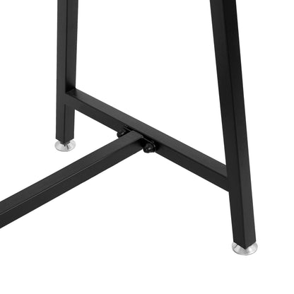 MyGift 47 Inch Modern Black Heavy Duty Metal A-Frame Wardrobe Clothing racks for hanging clothes, Commercial Grade Freestanding percheros para colgar ropa for Bedroom Closet Clothes or Retail Display