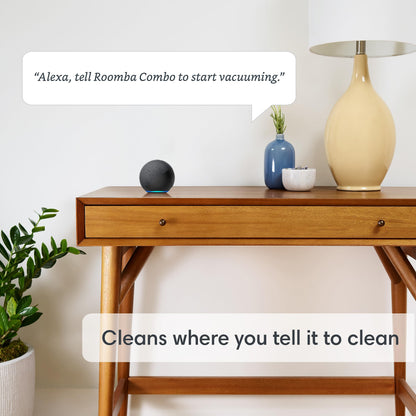 iRobot Roomba Combo i5 Robot Vacuum & Mop - Clean by Room with Smart Mapping, Works with Alexa, Personalized Cleaning Powered OS, Ideal for Pet Hair, Carpet and Hard Floors