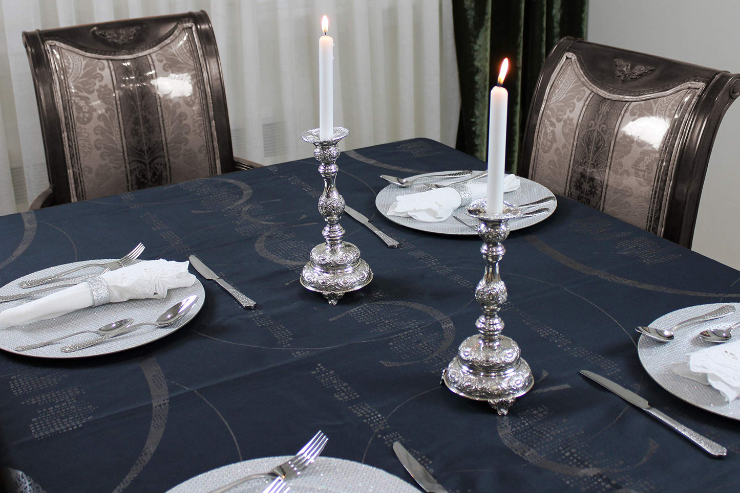 White Dinner Table Candles 7 Inch Tall Dripless Smokeless Unscented for Candlesticks 6 Hour Long Burning Candle Decorate Your Table Wedding and Christmas - Household Candle Stick 20 Pack