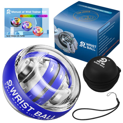 Wrist Trainer Ball Auto-Start Gyroscopic Forearm Exerciser Gyro Ball for Strengthen Arms, Fingers, Bones and Muscles
