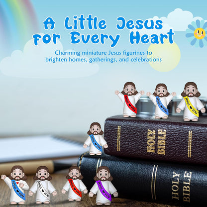 Little Jesus Figures | 300 Mini Jesus Figurines for Easter Egg Stuffers & Religious Gifts - Multicolor