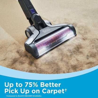 BLACK+DECKER Cordless Pet Hair Vacuum - Maximum Suction, Lightweight, 55 Min Runtime | Multi-Surface Cleaning