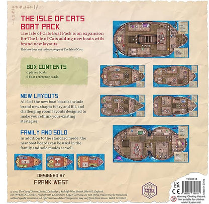 The Isle of Cats: Boat Pack Expansion - Boardgame Ages 8+