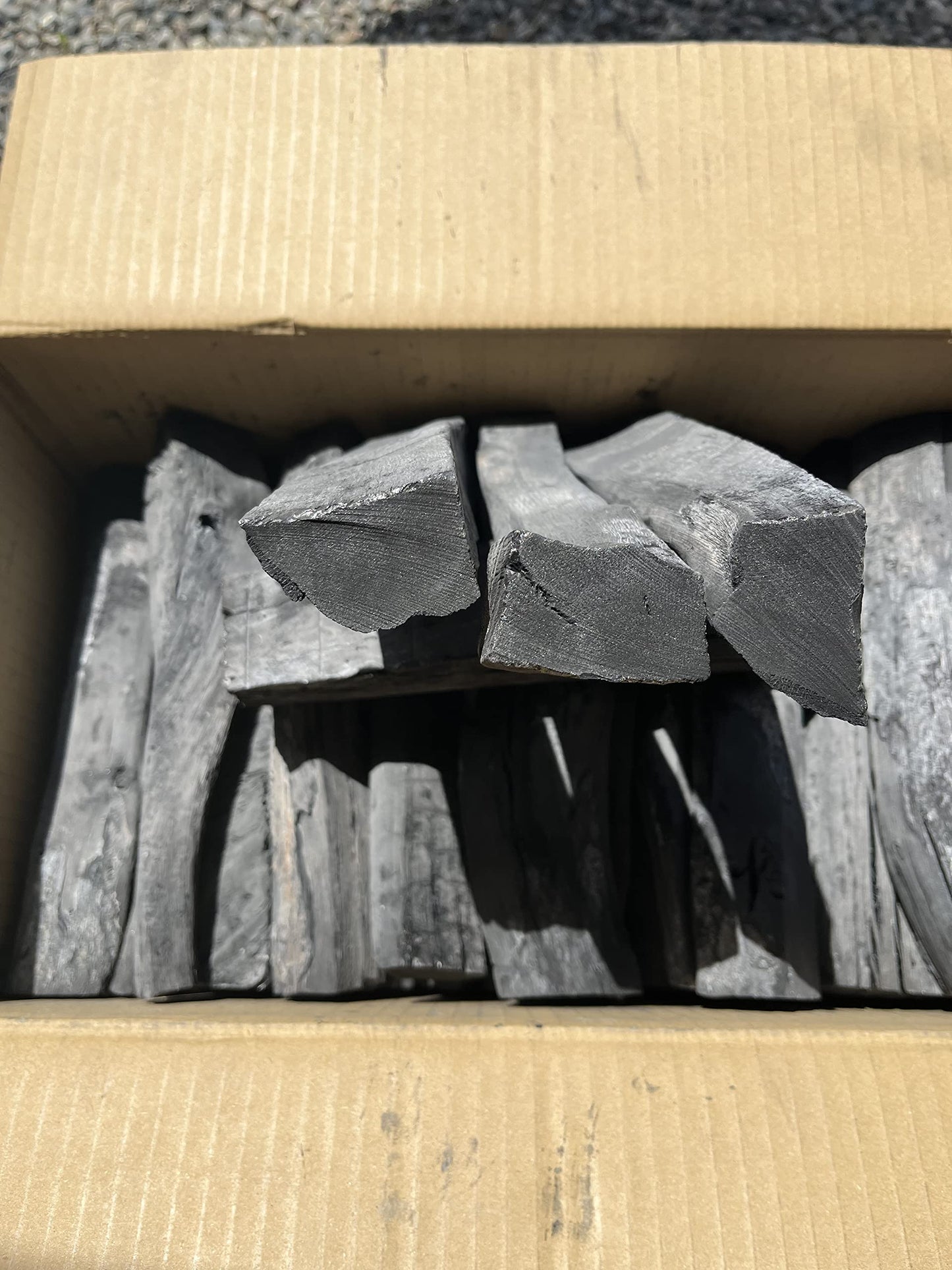上土佐備長炭/Tosa Binchotan/Hanmaru (Medium size:Split Long Type)/26.5lb/Product of JAPAN/Queen of Binchotan