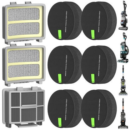LANROON 3418 39883 3774F Filters for Bissell SurfaceSense 3418 MultiClean 3402 3774F 3409 3774 3774G 3775 3404 3415 39883 Pet Hair Eraser Upright Vacuums 3 Pack