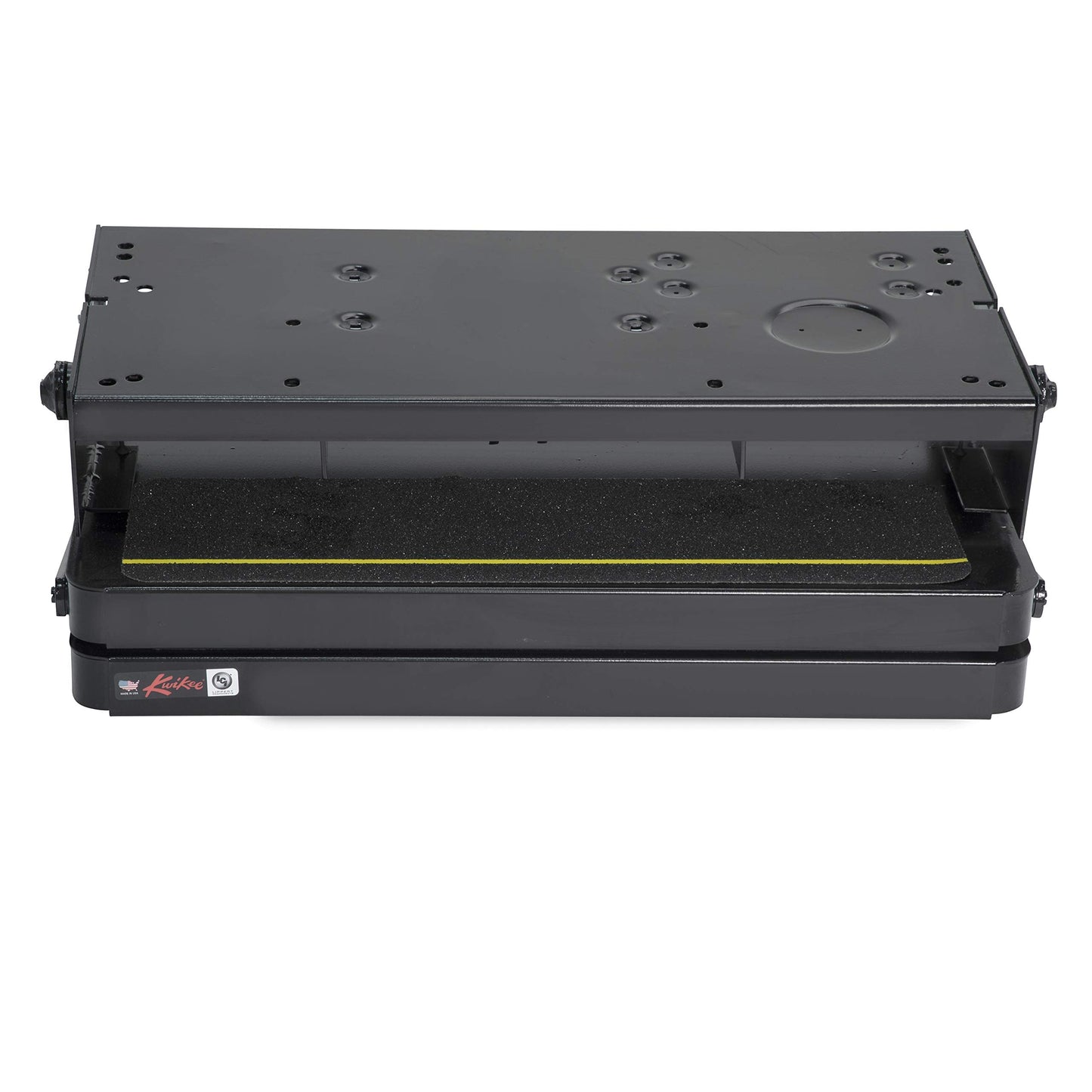 Kwikee 32 Series Electric Step Frame Assembly for RV, Travel Trailers, and Motorhomes, Hidden Light, 8.5" Step Rise, Anti-Slip Surface, Heavy-Gauge Steel Construction - 3722618
