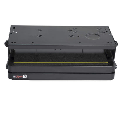 Kwikee 32 Series Electric Step Frame Assembly for RV, Travel Trailers, and Motorhomes, Hidden Light, 8.5" Step Rise, Anti-Slip Surface, Heavy-Gauge Steel Construction - 3722618