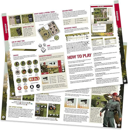Word Forge Games: SAS Rogue Regiment - Core Game Strategy Board Game WWII Stealth Action Game Military Theme Ages 14+ 1-4 Players 60 Min