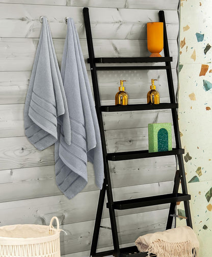 Utopia Towels 8-Piece Luxury Towel Set - Highly Absorbent 600 GSM Cotton | Cool Grey Bath, Hand & Wash Cloths