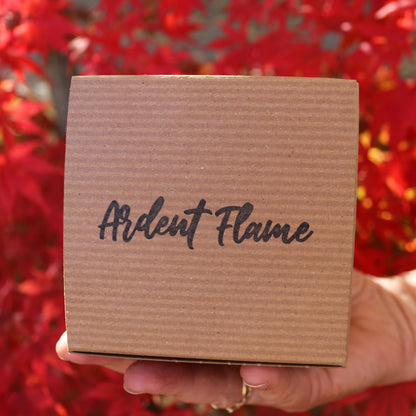 Ardent Flame Candles | Vanilla Chai Bliss | 100% Natural Soy Wax Candle for Home Decor | Highly Scented | Premium Fragrance | Handmade in Vermont, USA | 8 oz | Long Lasting | Gift for Women and Men
