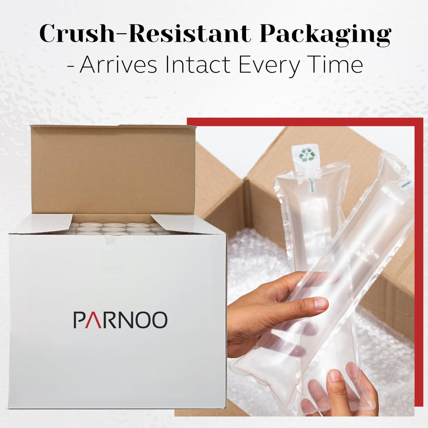 100 Pack Tealight Candles in Metal Cups - Clean White Unscented with 6 Hour Long Burning Time - Votive Candles Bulk for Romantic Dinner, Weddings, Spa & Hotels by PARNOO