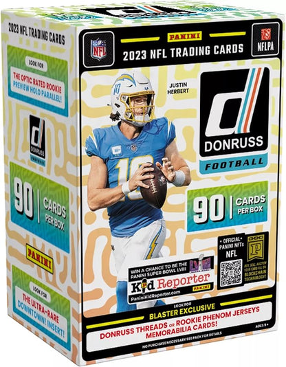 2023 Panini NFL Donruss Football Blaster Trading Cards