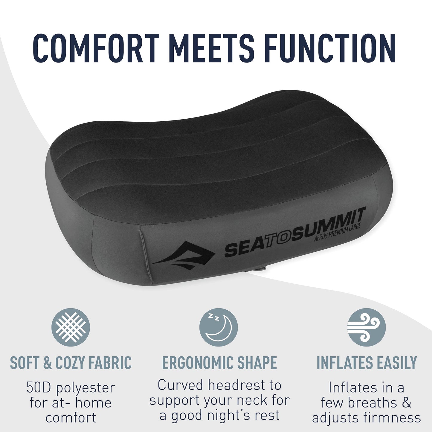 Sea to Summit Sleep System: Aeros Premium Pillow and Breeze Sleeping Bag Liner