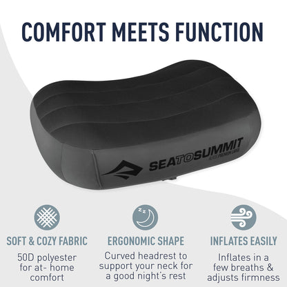 Sea to Summit Sleep System: Aeros Premium Pillow and Breeze Sleeping Bag Liner