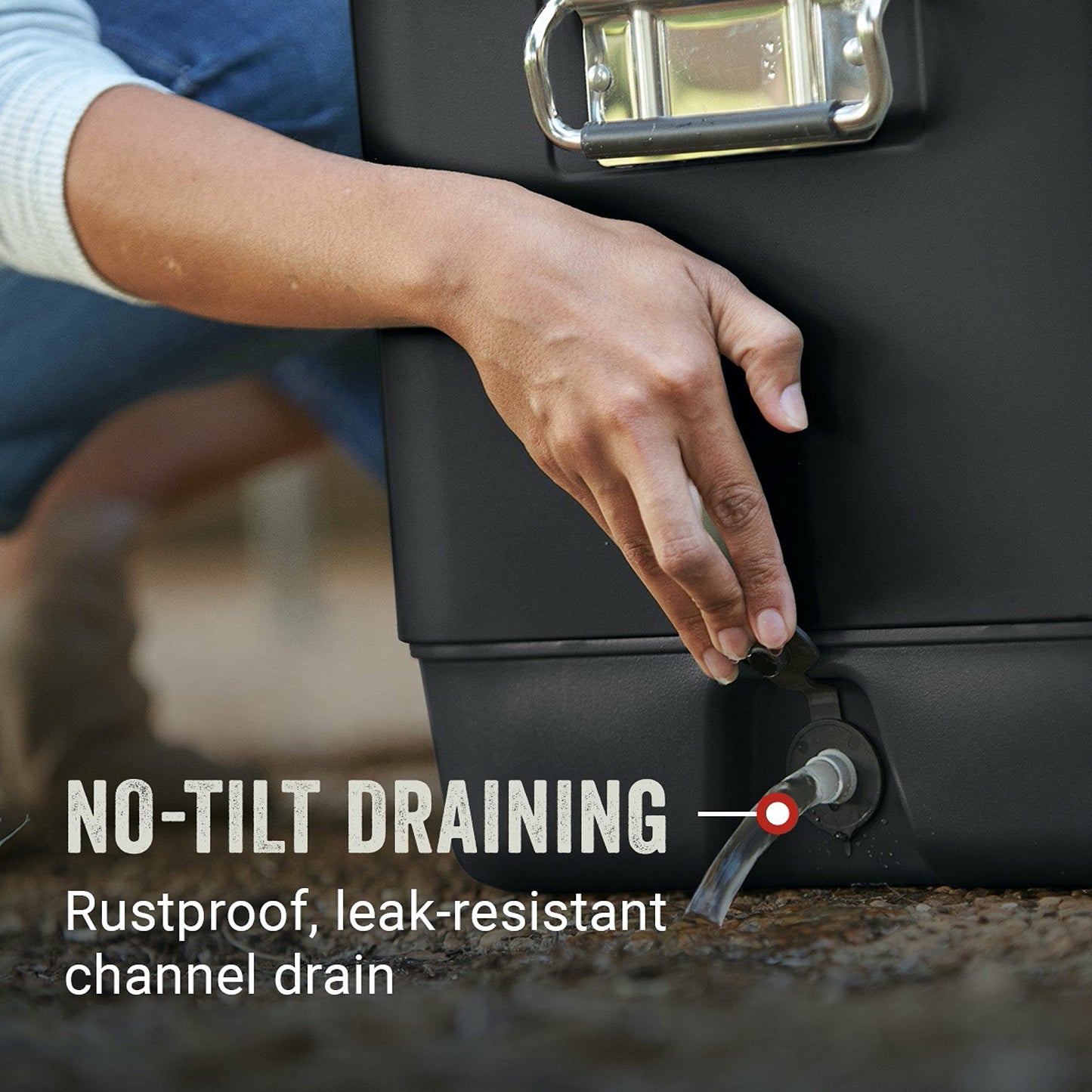 Coleman Reunion Premium Insulated 54qt Steel Belted Cooler Leak-Resistant Heavy-Duty Latch Handles Drain & Bottle Opener Perfect for Camping Tailgating Beach Picnic & More