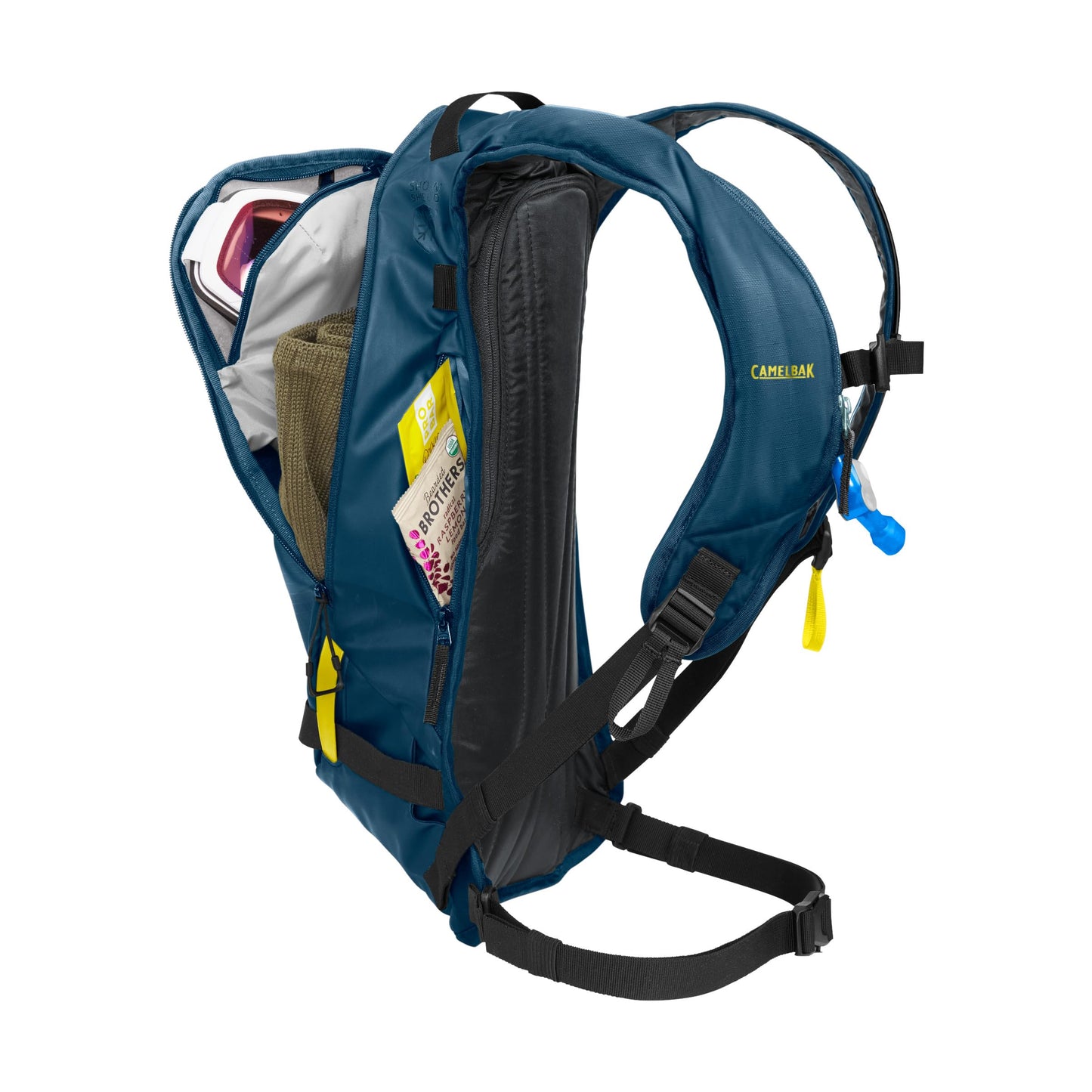 CamelBak Powderhound 12 Snow Hydration Pack with Ski and Snowboard Carry, Insulated Design for All Day Winter Riding, Deep Blue
