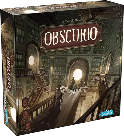 Obscurio Board Game - Navigate The Sorcerer's Library in This Intriguing Game! Cooperative Game for Kids and Adults Ages 10+ 2-8 Players 45 Minute Playtime Made by Libellud