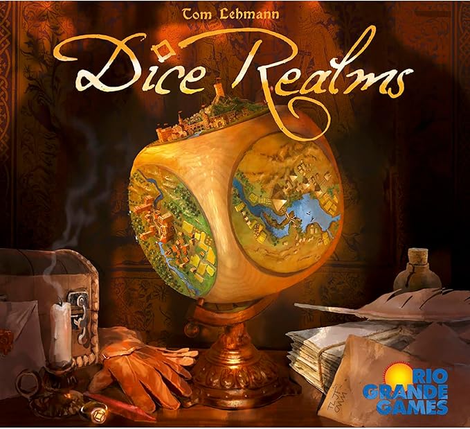 Rio Grande Games: Dice Realms Trade Expansion - Build an Empire of Dice Board Game Rule Your Realm Ages 14+ 1-4 Players 45-90 Min