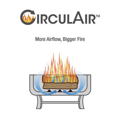 Pleasant Hearth GHP Group OFW295R Bellora fire Pit, Rubbed Bronze