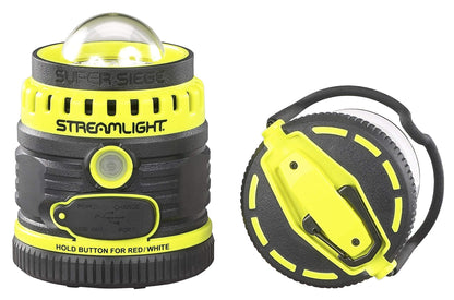 Streamlight 44945 Super Siege 1100-Lumen Rechargeable Outdoor Hand Lantern/Flashlight with 120-Volt AC Charger and Portable USB Charger, Yellow