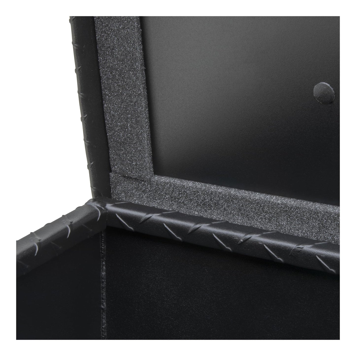 UWS EC10993 33-Inch Matte Black Heavy-Wall Aluminum UTV Side Tool Box for Select Polaris Ranger, RigidCore Lid