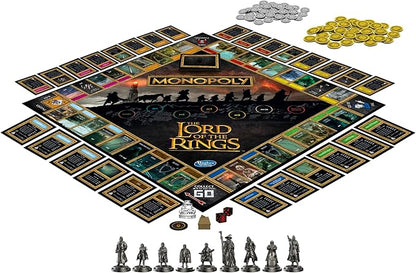 Hasbro Gaming Monopoly: The Lord of The Rings Edition Board Game Inspired by The Movie Trilogy Play as a Member of The Fellowship Ages 8 and Up (Amazon Exclusive)