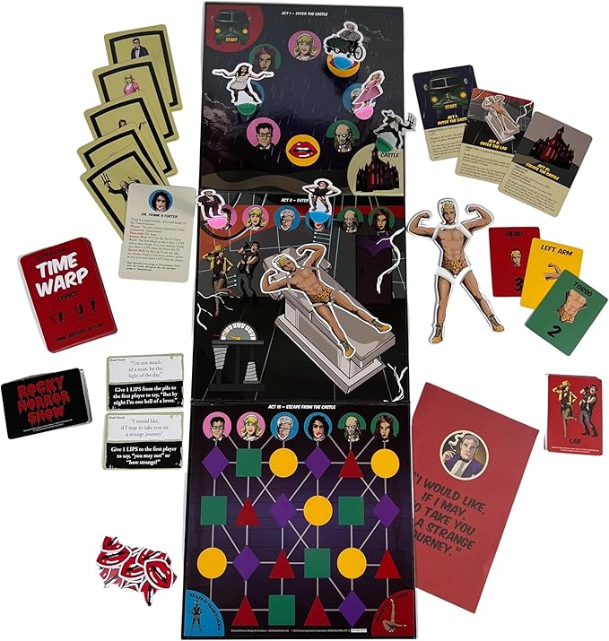 University Games Rocky Horror Show Party Game for Lovers of Rocky Horror Picture Show Ages 12 and Up