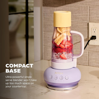 Ninja Blendboss™ Personal Blender - Smoothies & Frozen Drinks | 26oz Tumbler with Leak-Proof Lid & Straw | Auto-iQ Technology
