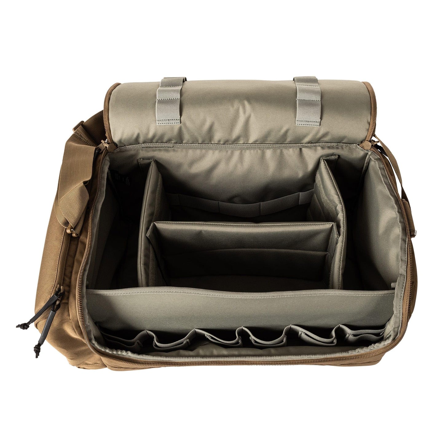 5.11 Tactical Range Ready Trainer Bag, Molle Duffle Pack with Shoulder Strap for Secure EDC Training, Storage & Competition, Style 56567ABR, Kangaroo