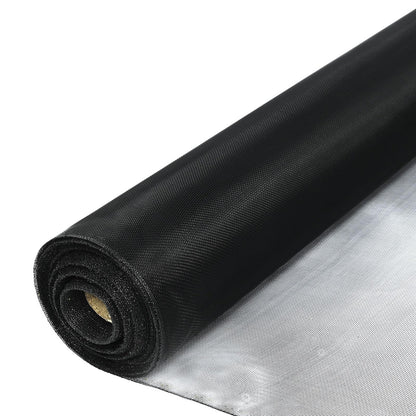 tonchean 304 Stainless Steel Windows Screen Mesh Roll Replacement, 98.4 feet x 47.2 inch Window Screen Mesh for Porch Patio Sliding Door Screening(Black, 20 Mesh)