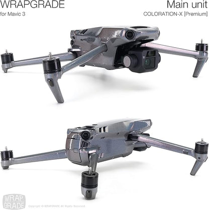 WRAPGRADE Full Skin Stickers for DJI Mavic 3 / Mavic 3 Classic (Coloration-X)