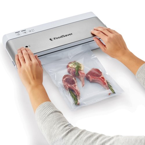 FoodSaver Custom Fit Vacuum Sealer Rolls, Airtight Food Storage and Sous Vide Rolls, BPA-Free, 11 x 16' (Pack of 3)