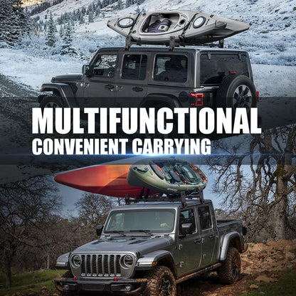 PRYNTO Max 400lbs Load Capacity Crossbars Roof Rack Cross Bars for Wrangler JK JL 2007-2025 & Gladiator JT 2020-2025, Cherokee XJ 1984-2001