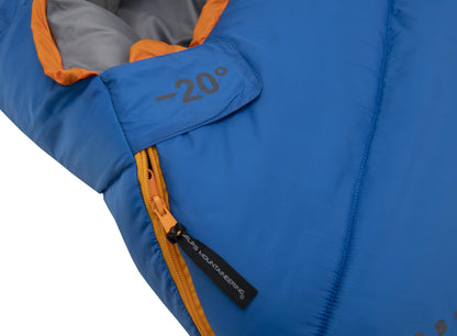 ALPS Mountaineering Blaze -20° Sleeping Bag – Extreme Cold Weather Synthetic Mummy Sleeping Bag with TechLoft Silver Insulation, Draft Collar & Durable Ripstop Shell for Winter Camping