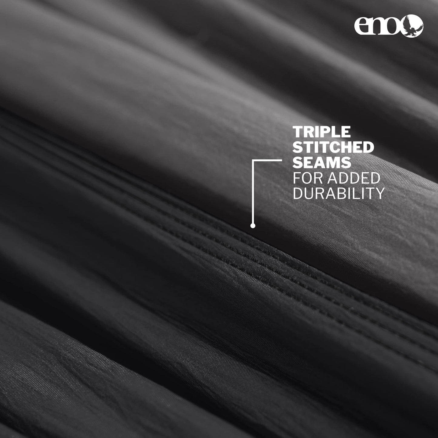 ENO Bundle, Includes The SingleNest Hammock & Atlas Suspension System, Lightweight, Durable Hammock with Straps for Camping, Hiking & Travel, Charcoal/Black