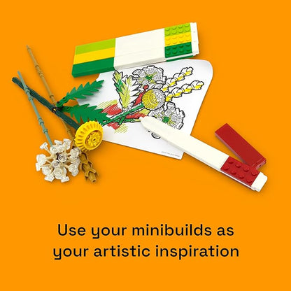 LEGO Stationery Creativity Set with Building Toy - Project Bloom (53667) Includes 1 Sticky Note Pad 4 Markers 1 Building Toy