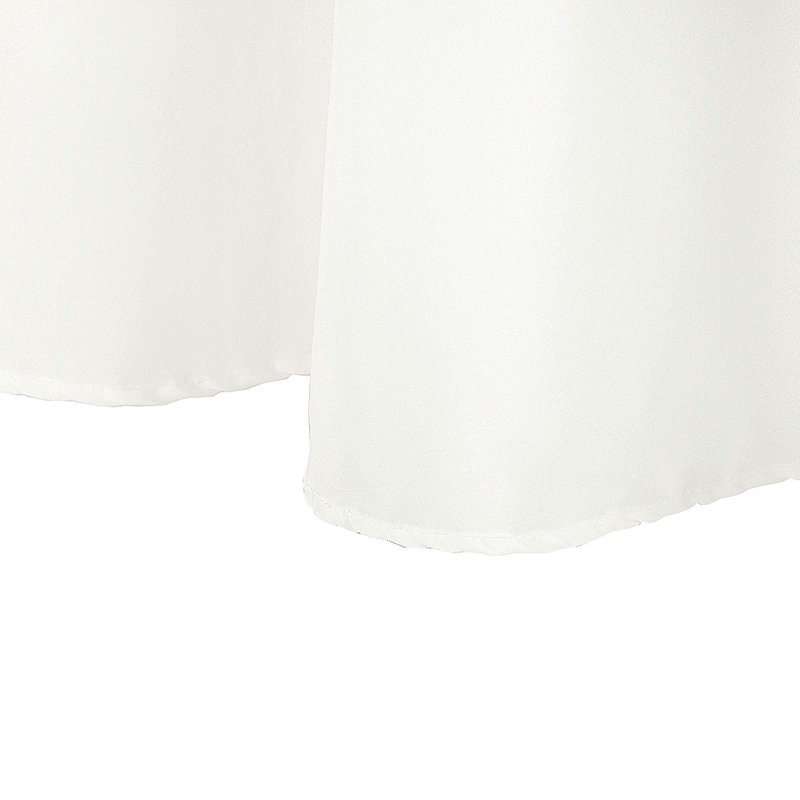 Ascoza 2pack 60x120 Inch Ivory Rectangular Tablecloth 6 Feet Table Cloth in Polyester Fabric for Wedding/Banquet/Restaurant/Parties