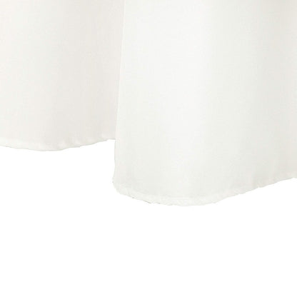 Ascoza 2pack 60x120 Inch Ivory Rectangular Tablecloth 6 Feet Table Cloth in Polyester Fabric for Wedding/Banquet/Restaurant/Parties