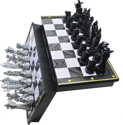 Lexibook - Harry Potter Chess Games Magnetic and Foldable Chess Board 32 Pieces Family Game CGM300HP